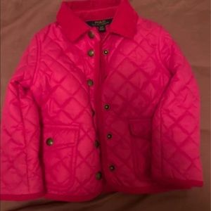 Toddler girls Ralph Lauren quilted jacket